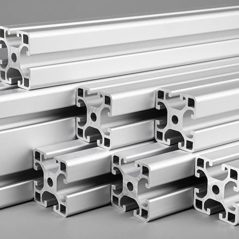 Aluminum material. Image Credit: Shutterstock.com/stockphoto-graf